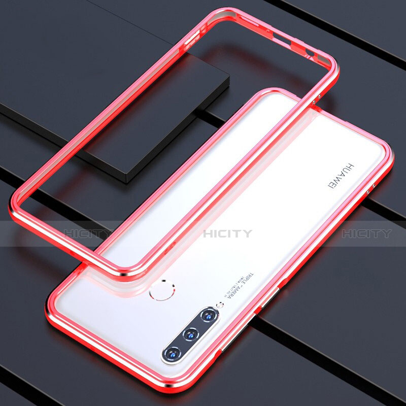 Coque Bumper Luxe Aluminum Metal Etui pour Huawei Nova 4e Or Rose Plus