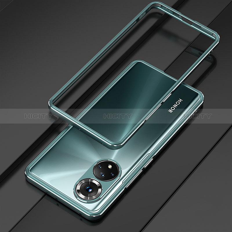 Coque Bumper Luxe Aluminum Metal Etui pour Huawei Nova 9 Vert Plus