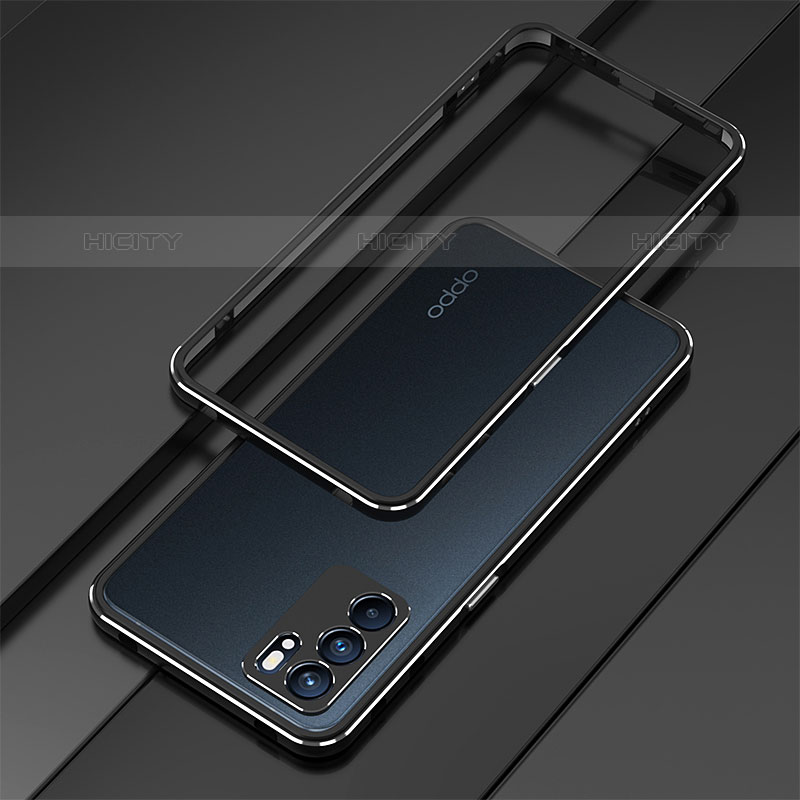 Coque Bumper Luxe Aluminum Metal Etui pour Oppo Reno6 Pro 5G India Plus