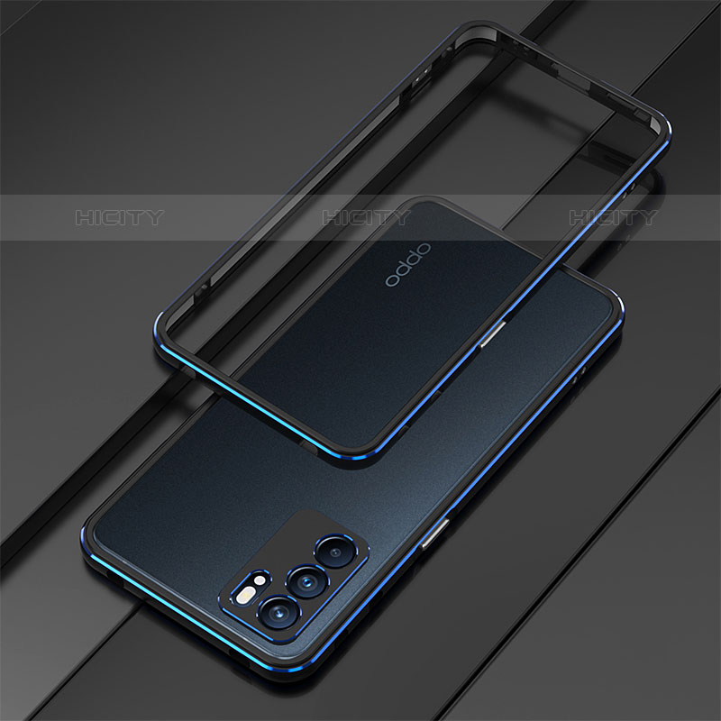 Coque Bumper Luxe Aluminum Metal Etui pour Oppo Reno6 Pro 5G India Plus