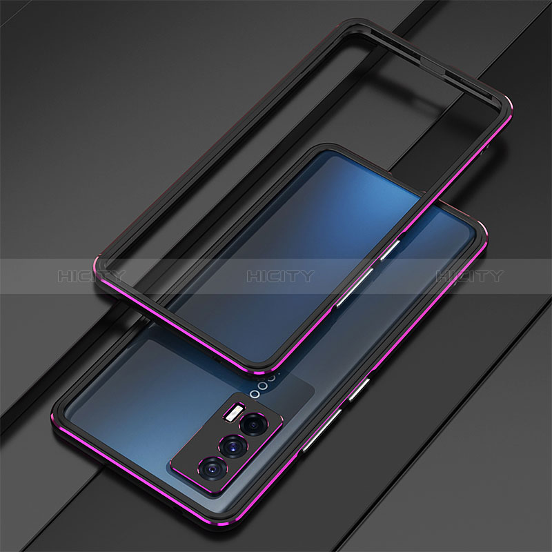 Coque Bumper Luxe Aluminum Metal Etui pour Vivo iQOO 7 India 5G Plus