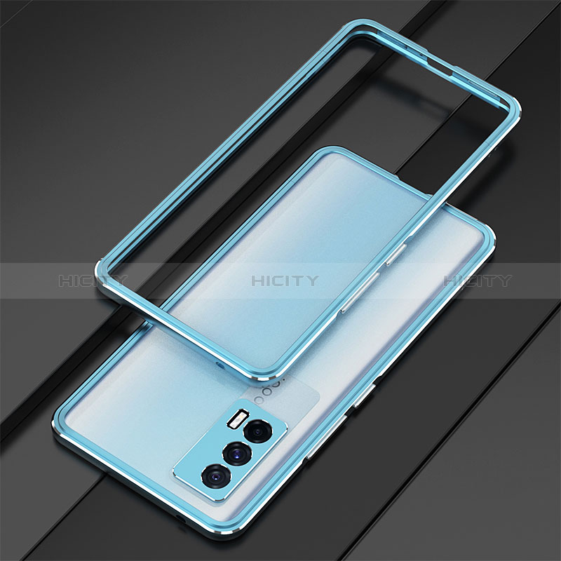 Coque Bumper Luxe Aluminum Metal Etui pour Vivo iQOO 7 India 5G Plus