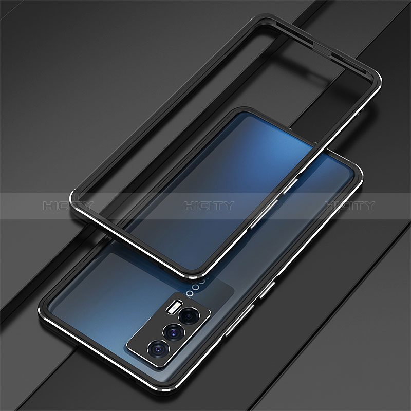 Coque Bumper Luxe Aluminum Metal Etui pour Vivo iQOO Neo5 5G Noir Plus