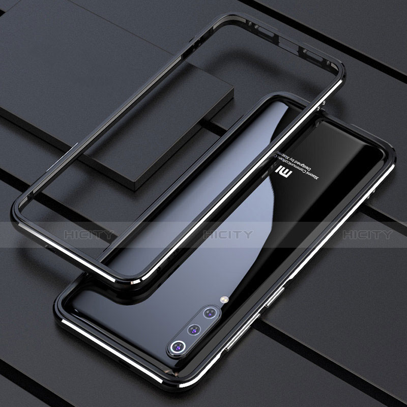 Coque Bumper Luxe Aluminum Metal Etui pour Xiaomi Mi 9 Noir Plus