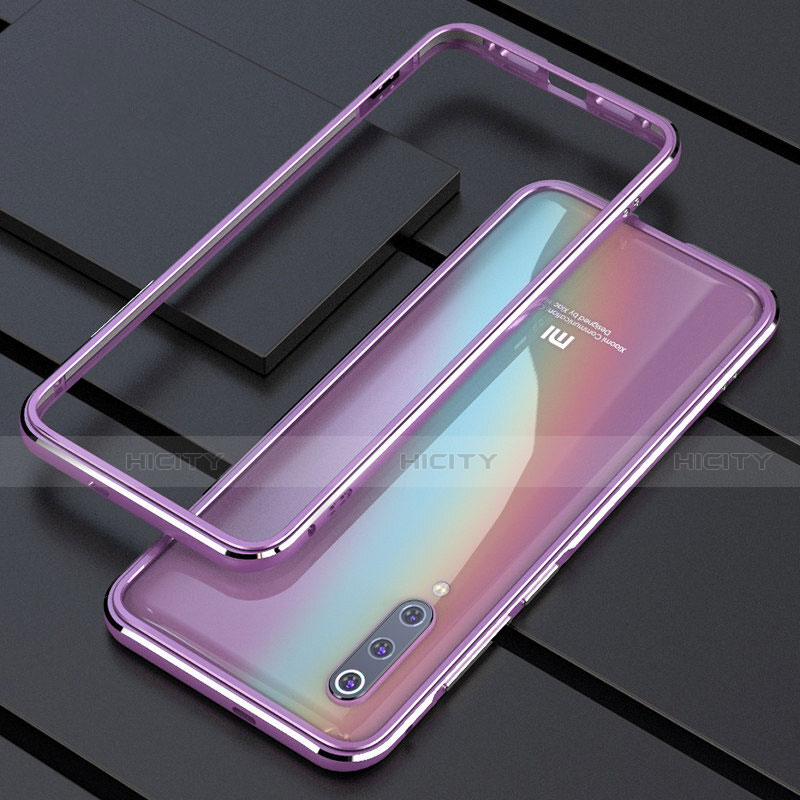 Coque Bumper Luxe Aluminum Metal Etui pour Xiaomi Mi 9 Or Rose Plus