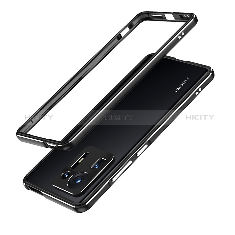 Coque Bumper Luxe Aluminum Metal Etui pour Xiaomi Mi Mix 4 5G Noir Plus