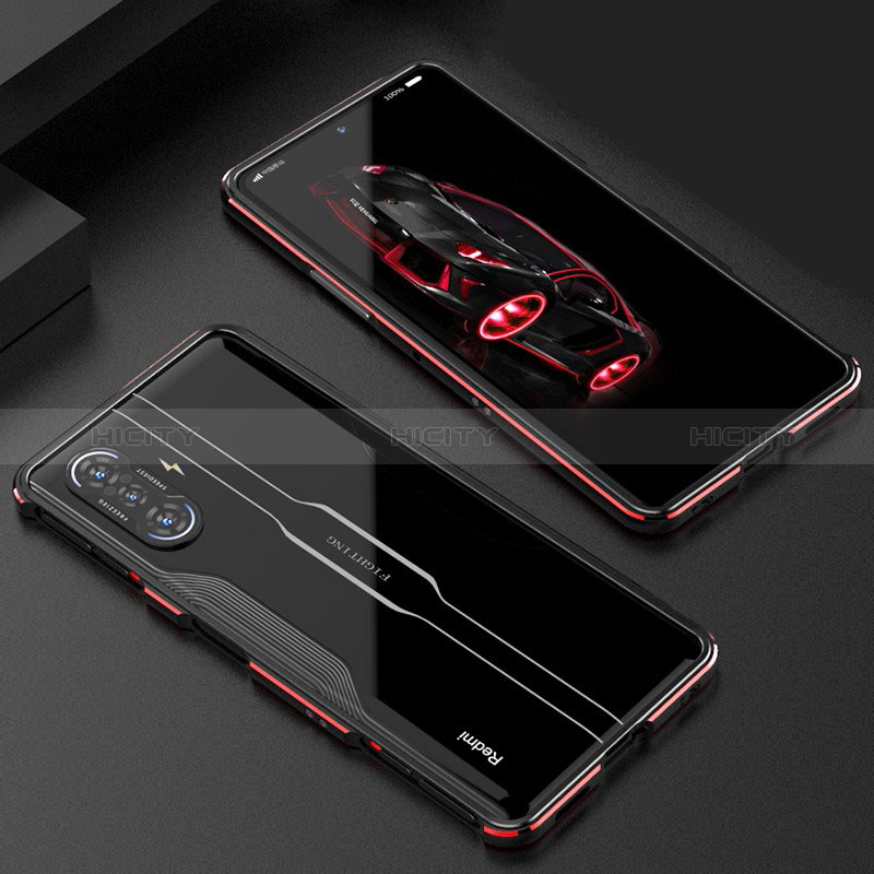 Coque Bumper Luxe Aluminum Metal Etui pour Xiaomi Redmi K40 Gaming 5G Plus