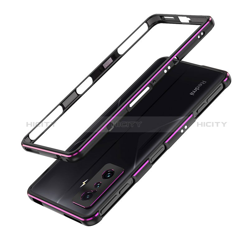 Coque Bumper Luxe Aluminum Metal Etui pour Xiaomi Redmi K50 Gaming AMG F1 5G Plus