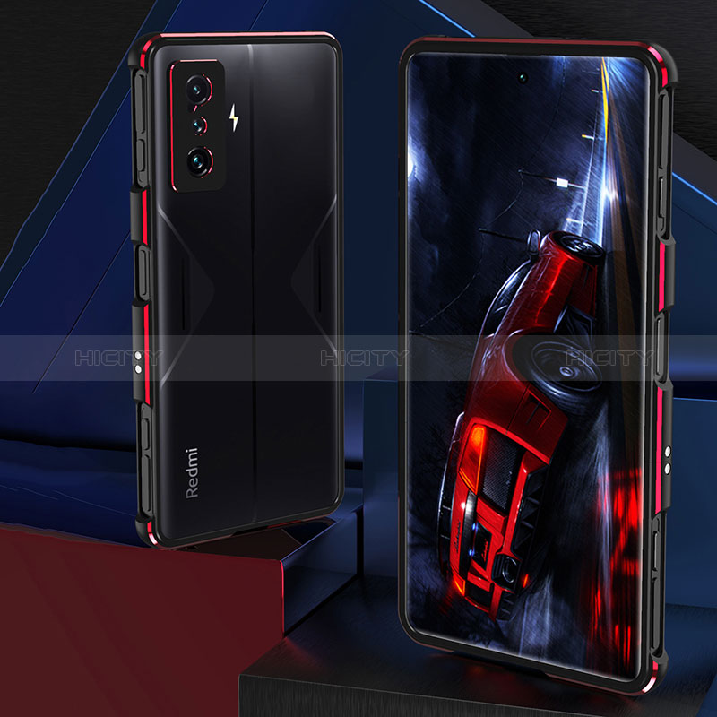 Coque Bumper Luxe Aluminum Metal Etui pour Xiaomi Redmi K50 Gaming AMG F1 5G Plus