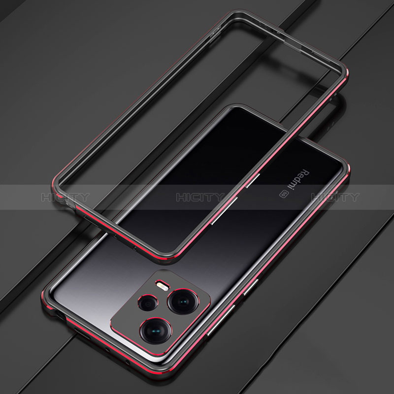 Coque Bumper Luxe Aluminum Metal Etui pour Xiaomi Redmi Note 12 Pro+ Plus 5G Plus