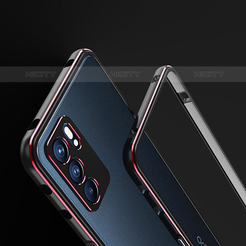 Coque Bumper Luxe Aluminum Metal Etui S01 pour Oppo Reno6 5G Plus