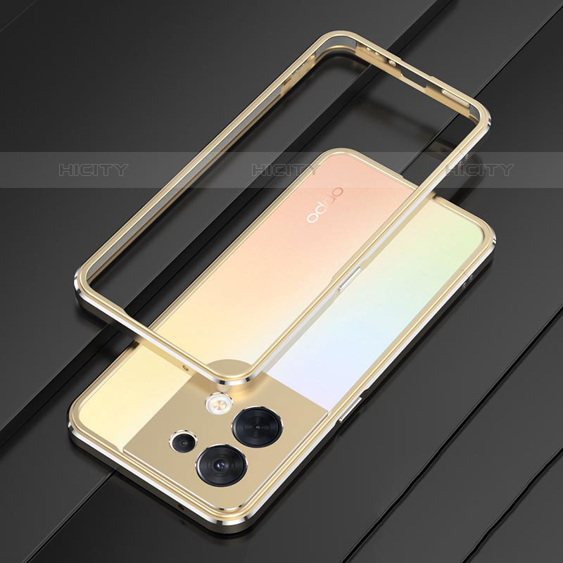 Coque Bumper Luxe Aluminum Metal Etui S01 pour Oppo Reno8 5G Plus