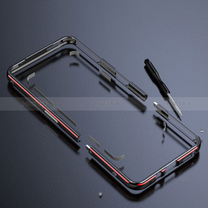 Coque Bumper Luxe Aluminum Metal Etui S01 pour Xiaomi Black Shark 4 5G Plus