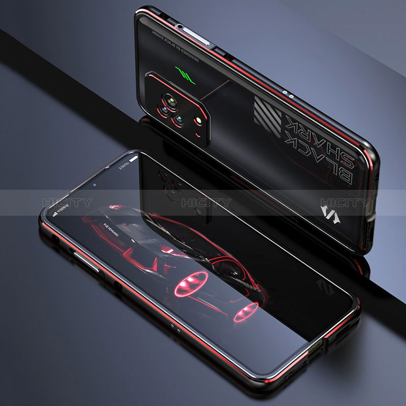 Coque Bumper Luxe Aluminum Metal Etui S01 pour Xiaomi Black Shark 5 5G Plus