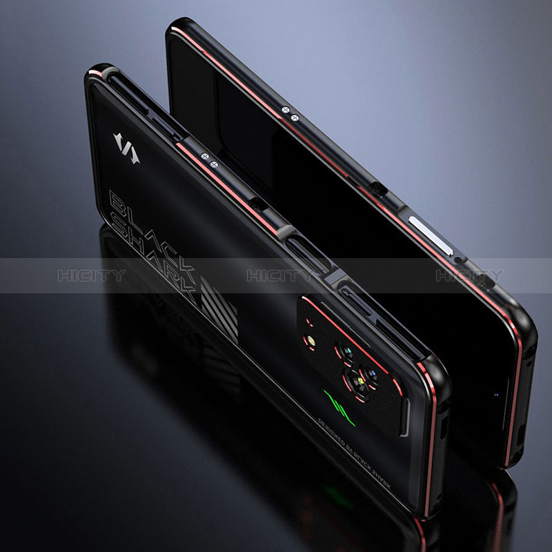 Coque Bumper Luxe Aluminum Metal Etui S01 pour Xiaomi Black Shark 5 5G Plus