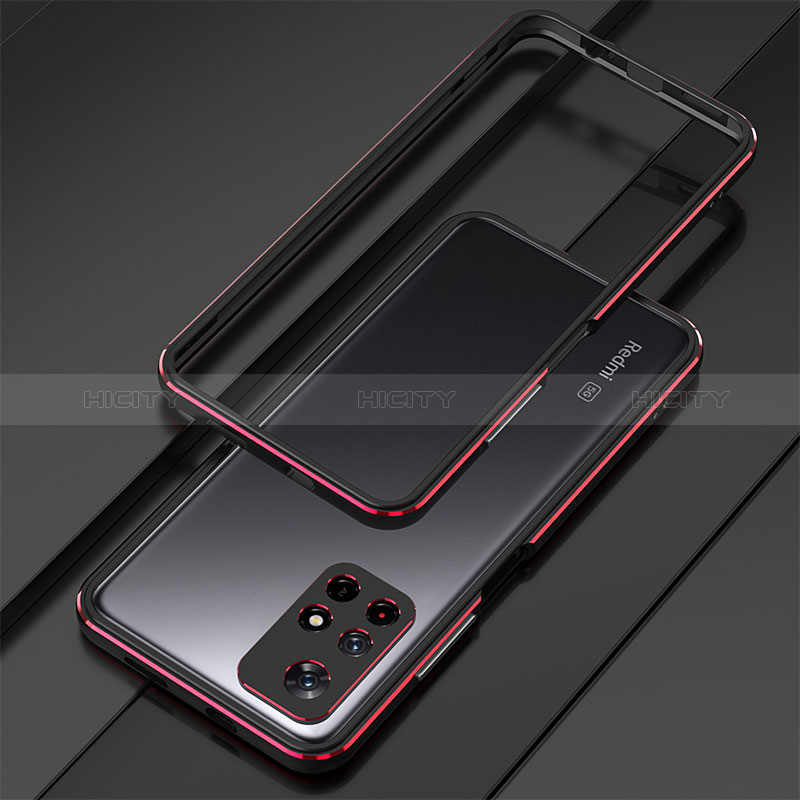 Coque Bumper Luxe Aluminum Metal Etui S01 pour Xiaomi Poco M4 Pro 5G Plus