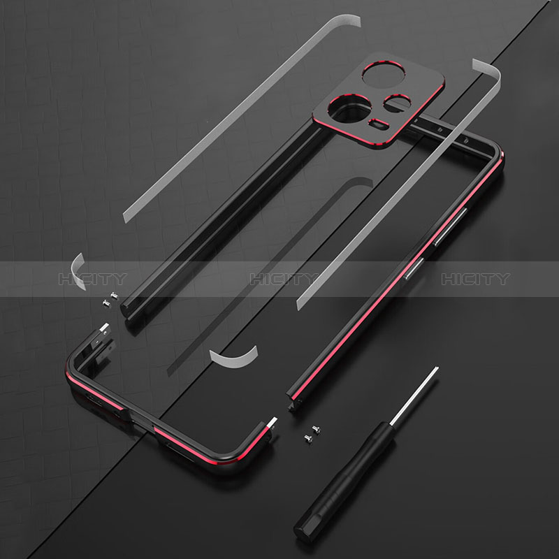 Coque Bumper Luxe Aluminum Metal Etui S01 pour Xiaomi Poco X5 5G Plus