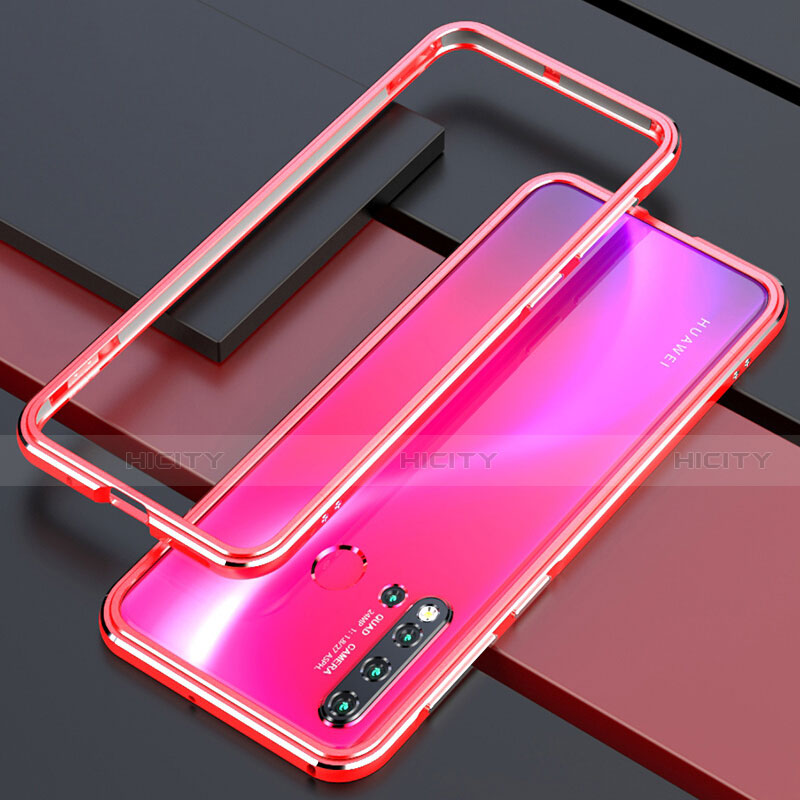 Coque Bumper Luxe Aluminum Metal Etui T01 pour Huawei Nova 5i Plus