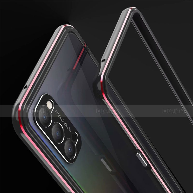 Coque Bumper Luxe Aluminum Metal Etui T01 pour Oppo Reno4 5G Plus