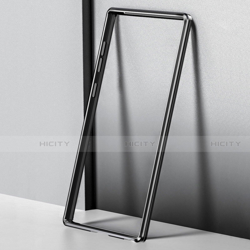 Coque Bumper Luxe Aluminum Metal Etui T01 pour Samsung Galaxy Note 10 5G Noir Plus