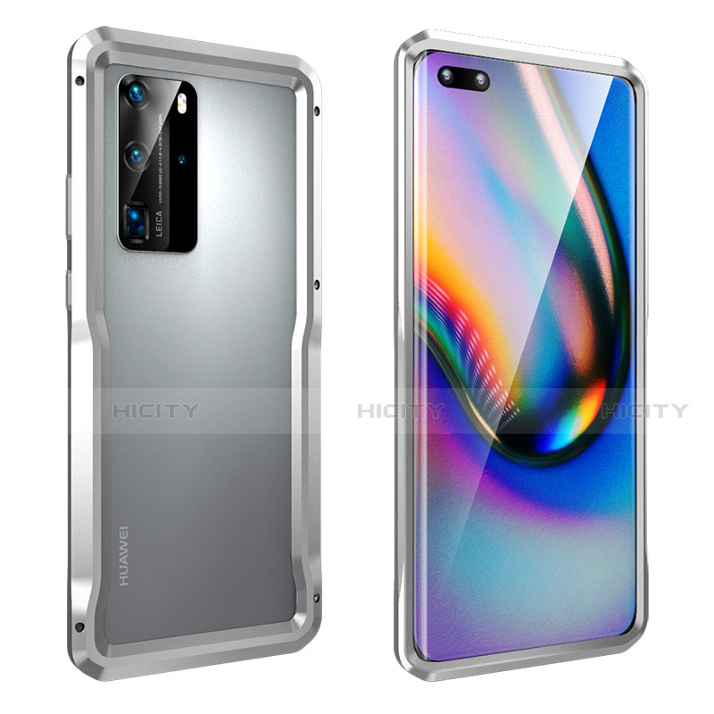 Coque Bumper Luxe Aluminum Metal Etui T03 pour Huawei P40 Pro Plus