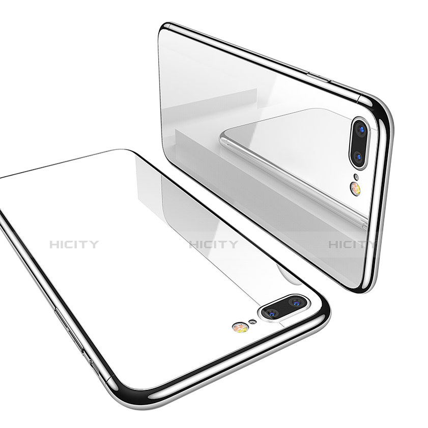 Coque Bumper Luxe Aluminum Metal Miroir Housse Etui pour Apple iPhone 8 Plus Plus