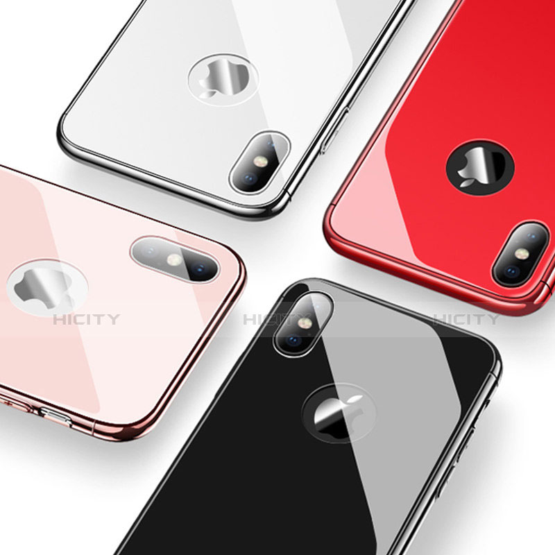 Coque Bumper Luxe Aluminum Metal Miroir Housse Etui pour Apple iPhone X Plus