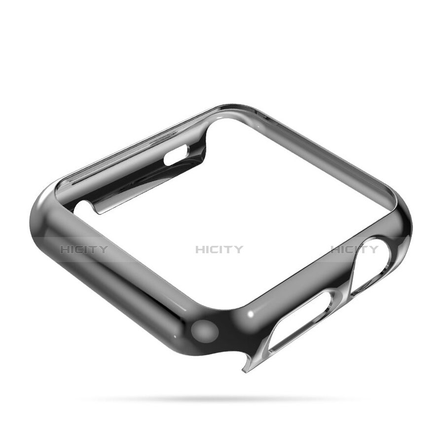 Coque Bumper Luxe Aluminum Metal pour Apple iWatch 3 42mm Gris Plus