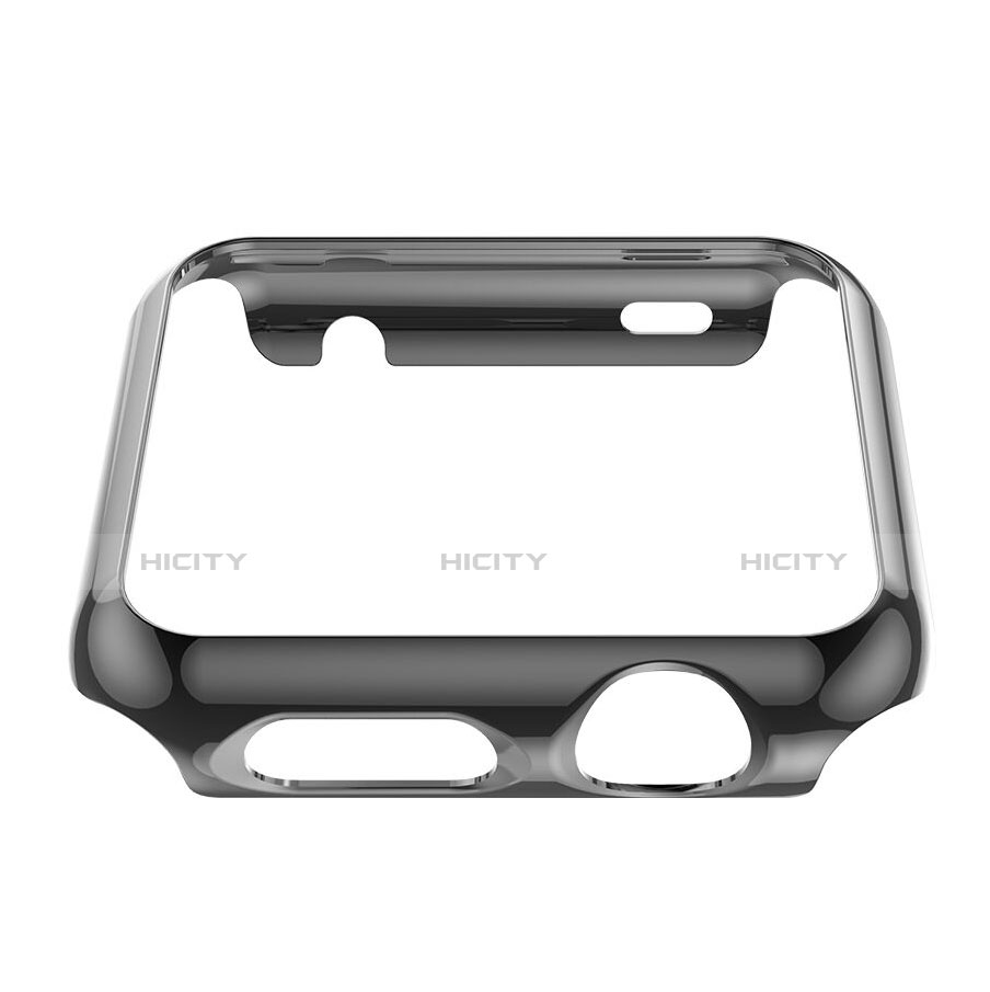 Coque Bumper Luxe Aluminum Metal pour Apple iWatch 3 42mm Gris Plus