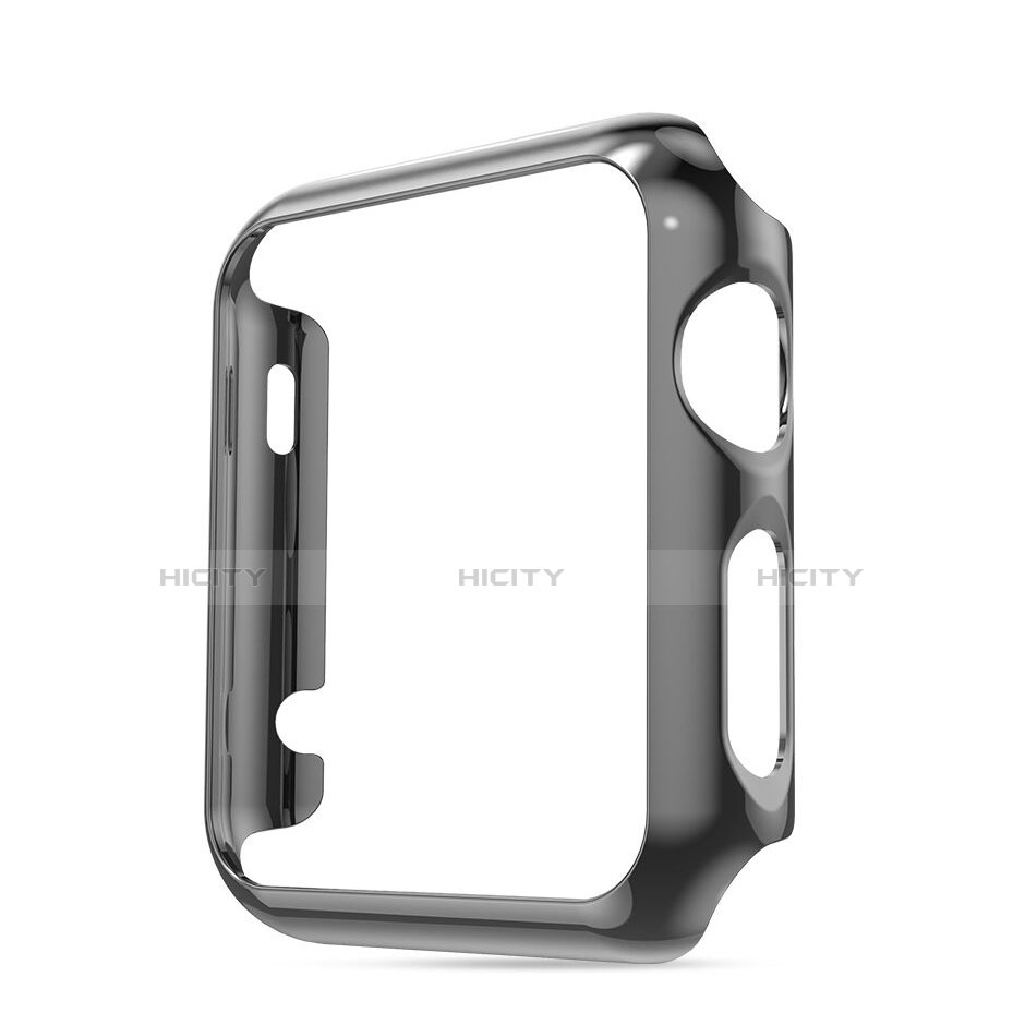 Coque Bumper Luxe Aluminum Metal pour Apple iWatch 42mm Gris Plus