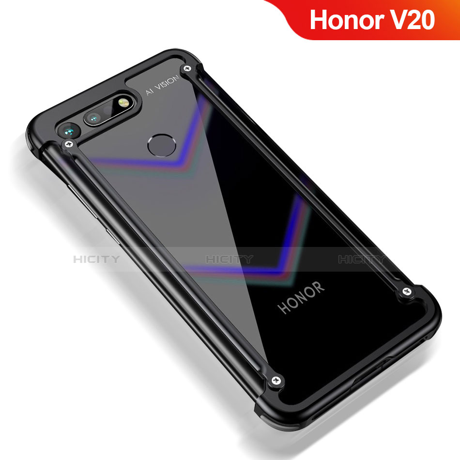 Coque Bumper Luxe Aluminum Metal pour Huawei Honor View 20 Noir Plus