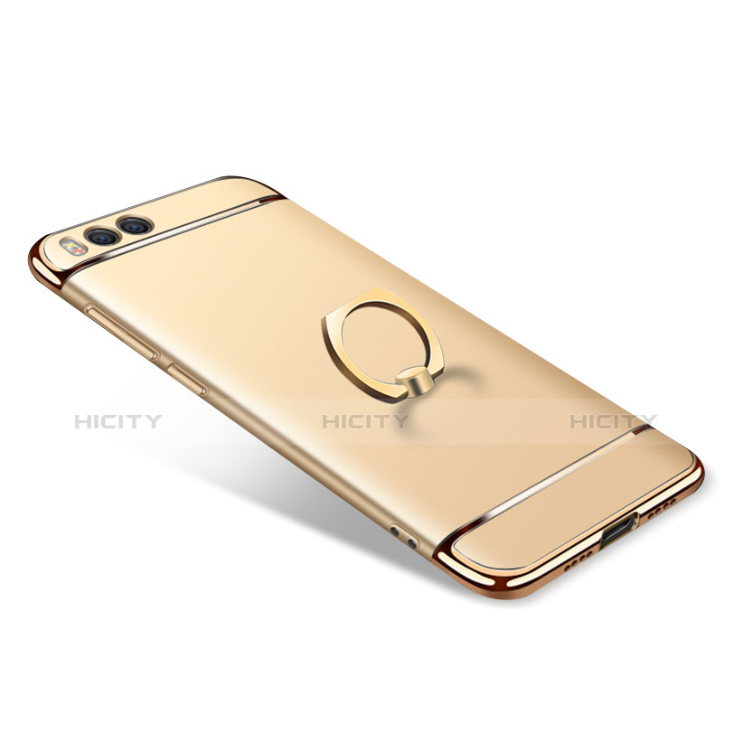 Coque Bumper Luxe Metal et Plastique avec Support Bague Anneau pour Xiaomi Mi 6 Or Plus