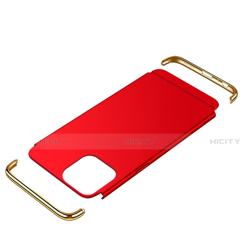 Coque Bumper Luxe Metal et Plastique Etui Housse avec Laniere pour Apple iPhone 13 Pro Max Plus