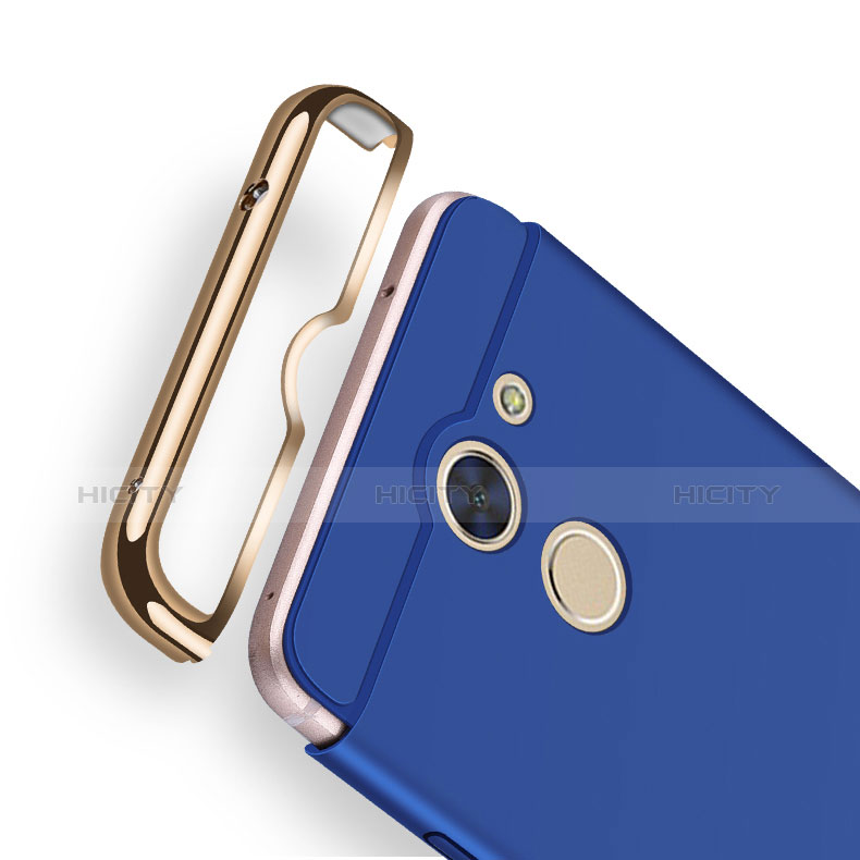 Coque Bumper Luxe Metal et Plastique Etui Housse avec Laniere pour Huawei Enjoy 7 Plus Plus