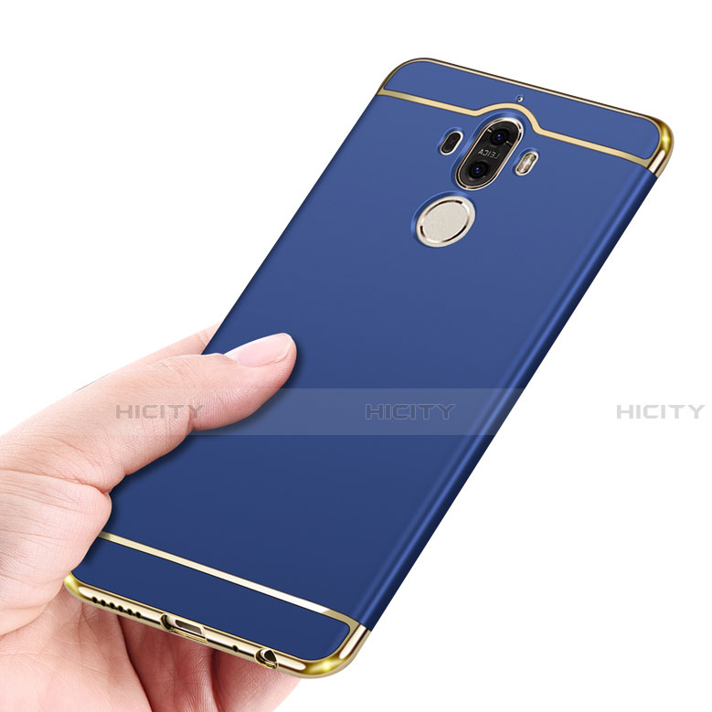 Coque Bumper Luxe Metal et Plastique Etui Housse avec Laniere pour Huawei G10 Plus