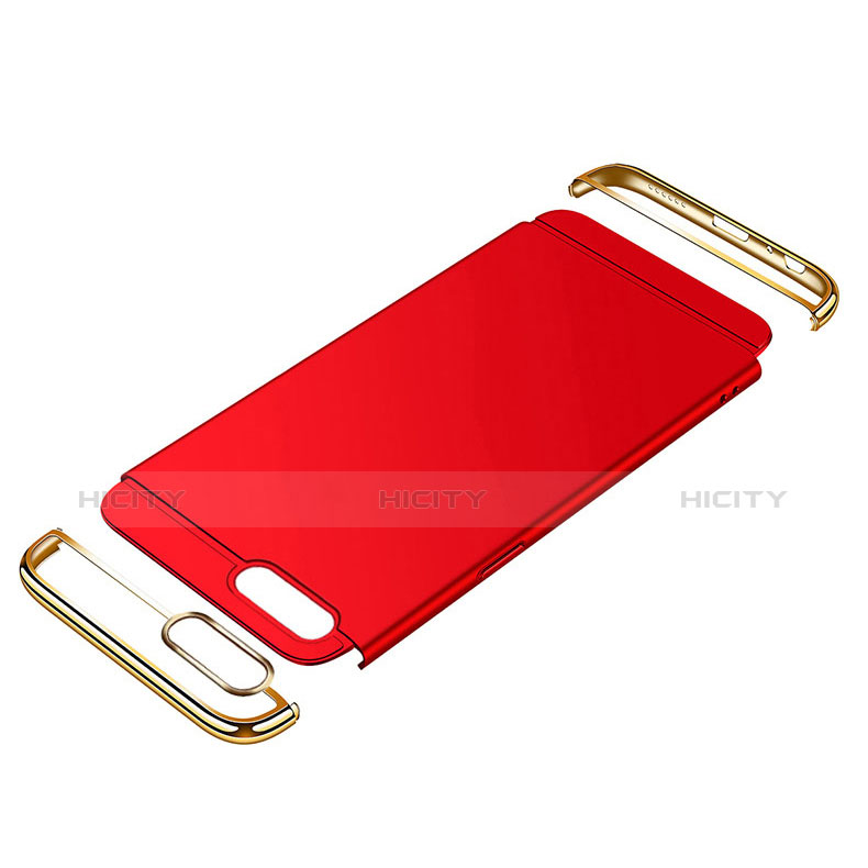 Coque Bumper Luxe Metal et Plastique Etui Housse avec Laniere pour Huawei Honor View 10 Plus