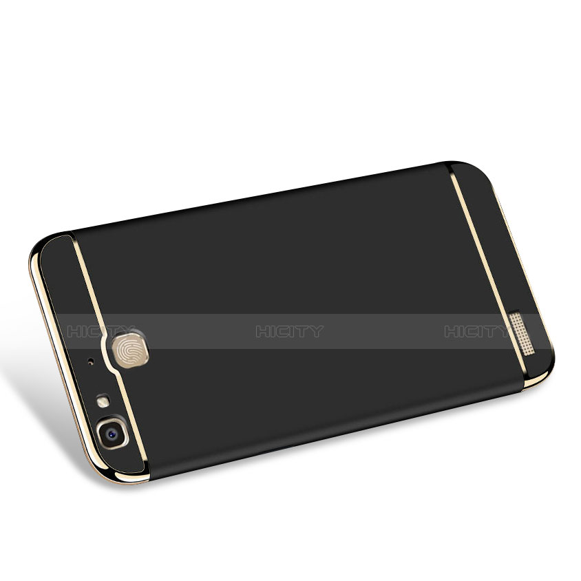 Coque Bumper Luxe Metal et Plastique Etui Housse avec Laniere pour Huawei P8 Lite Smart Plus