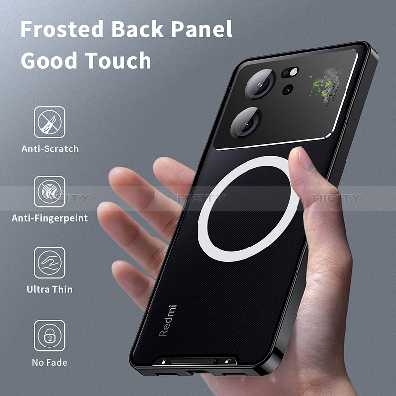 Coque Bumper Luxe Metal et Plastique Etui Housse avec Mag-Safe Magnetic Magnetique LK3 pour Xiaomi Redmi K60 Ultra 5G Plus