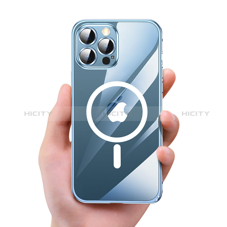 Coque Bumper Luxe Metal et Plastique Etui Housse avec Mag-Safe Magnetic Magnetique QC3 pour Apple iPhone 14 Plus
