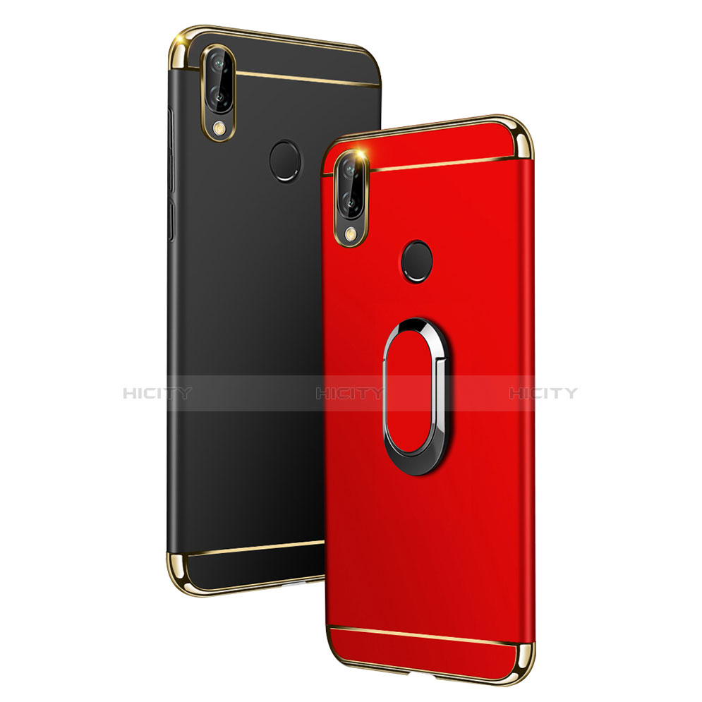 Coque Bumper Luxe Metal et Plastique Etui Housse avec Support Bague Anneau A01 pour Huawei Nova 3i Plus