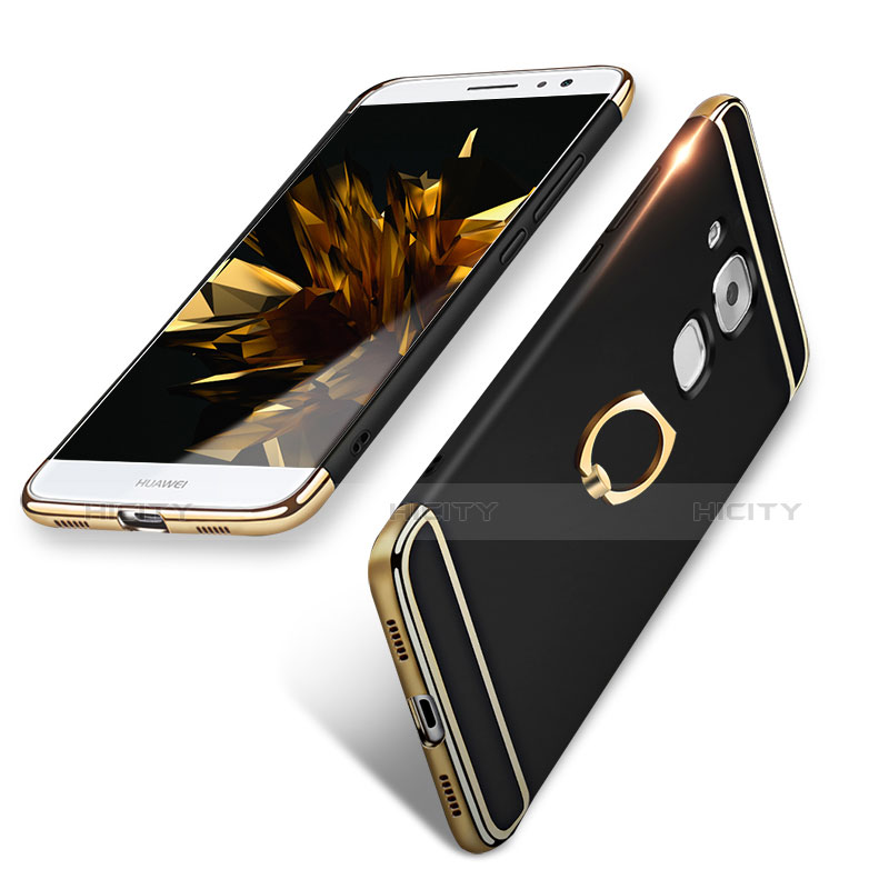 Coque Bumper Luxe Metal et Plastique Etui Housse avec Support Bague Anneau A01 pour Huawei Nova Plus Plus