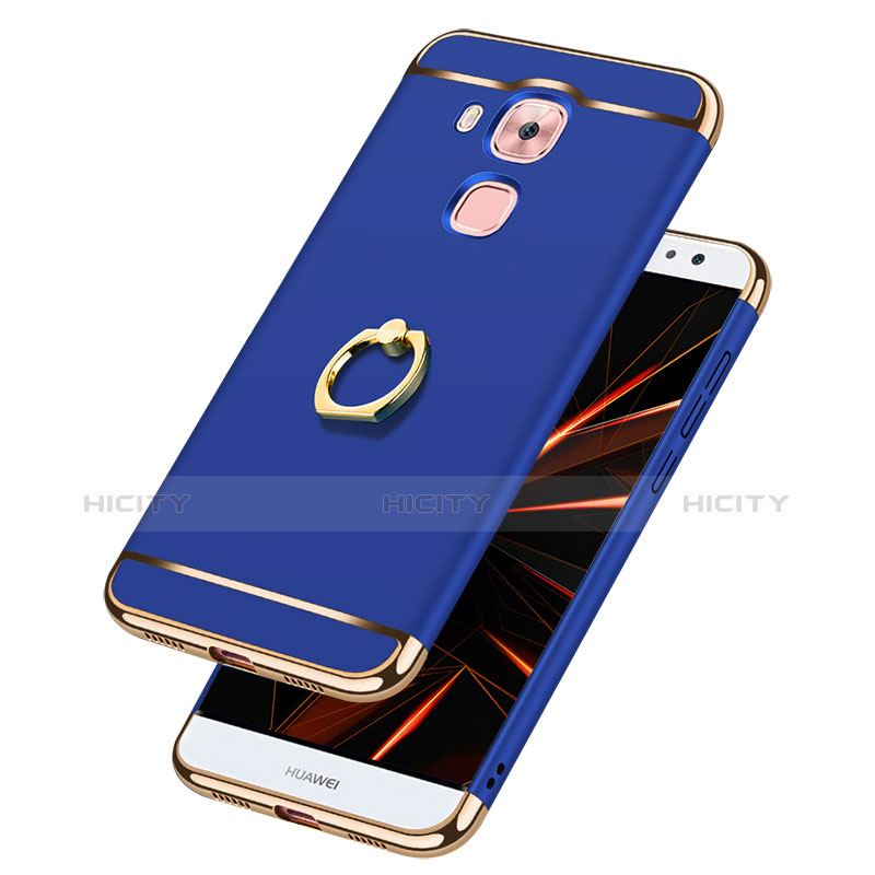 Coque Bumper Luxe Metal et Plastique Etui Housse avec Support Bague Anneau A01 pour Huawei Nova Plus Plus