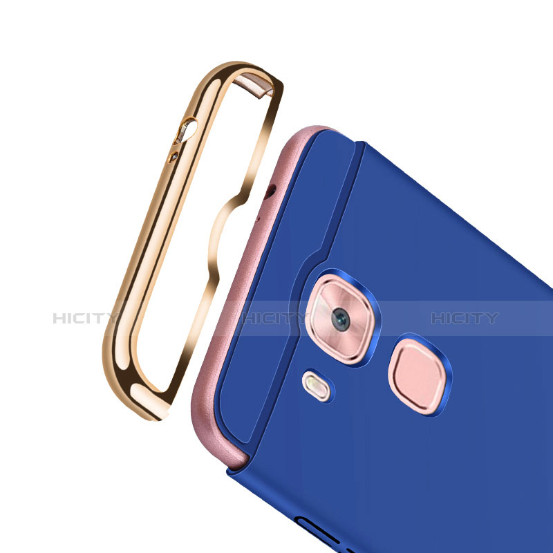 Coque Bumper Luxe Metal et Plastique Etui Housse avec Support Bague Anneau A01 pour Huawei Nova Plus Plus