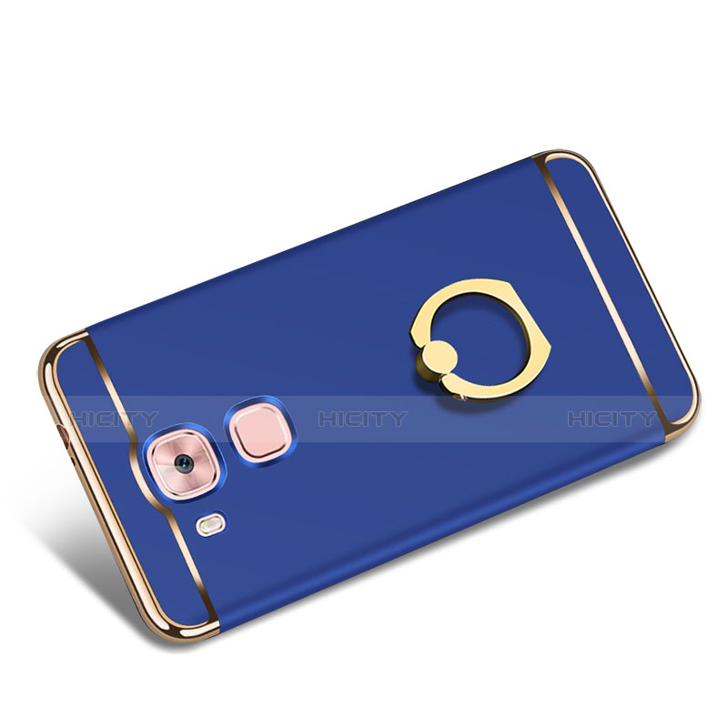 Coque Bumper Luxe Metal et Plastique Etui Housse avec Support Bague Anneau A01 pour Huawei Nova Plus Plus