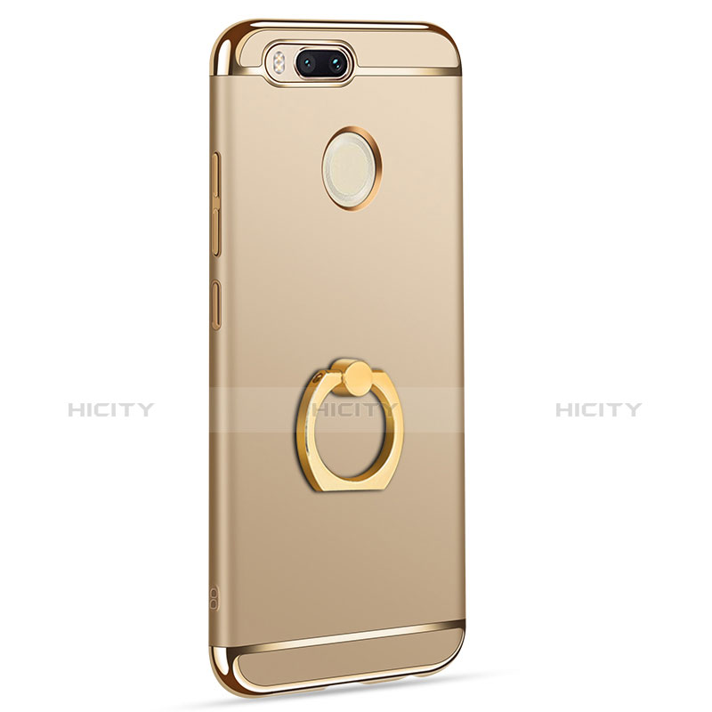 Coque Bumper Luxe Metal et Plastique Etui Housse avec Support Bague Anneau A01 pour Xiaomi Mi 5X Or Plus