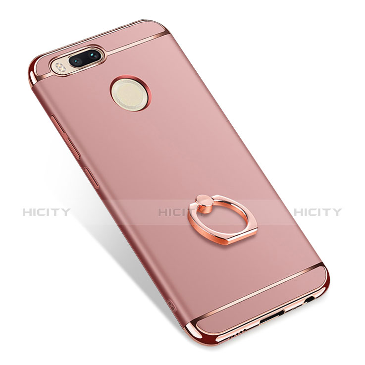 Coque Bumper Luxe Metal et Plastique Etui Housse avec Support Bague Anneau A01 pour Xiaomi Mi 5X Plus