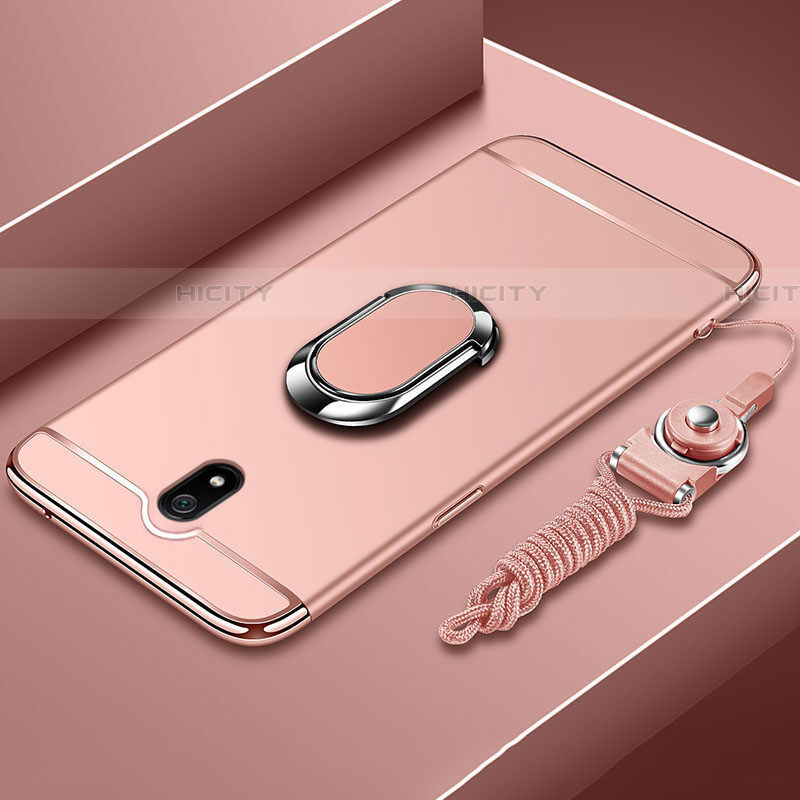 Coque Bumper Luxe Metal et Plastique Etui Housse avec Support Bague Anneau A01 pour Xiaomi Redmi 8A Plus