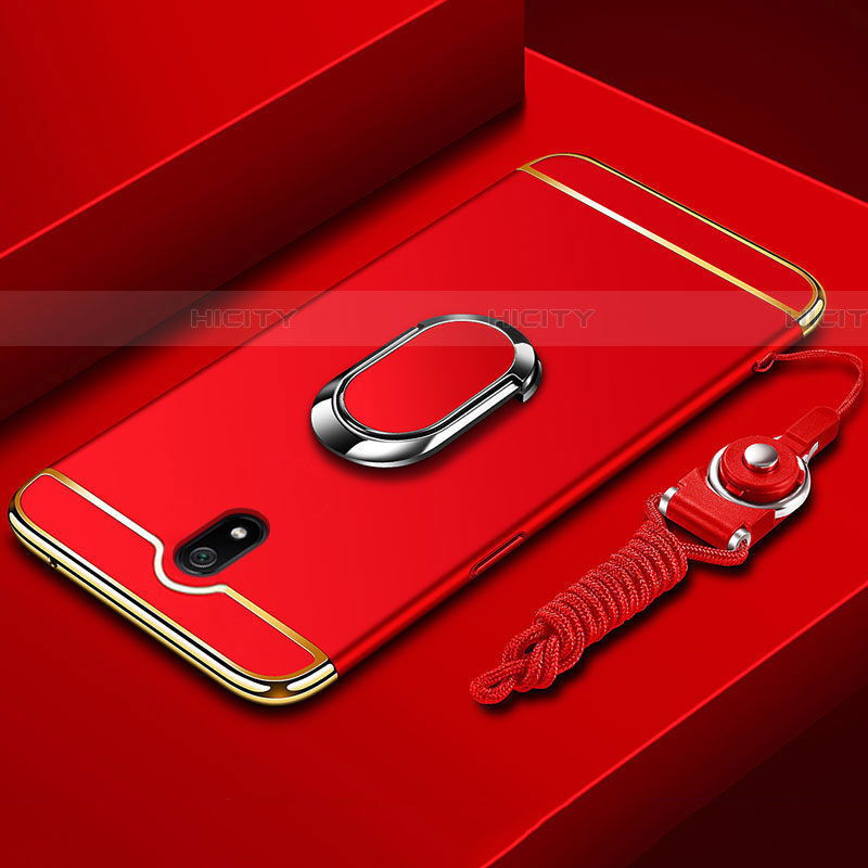 Coque Bumper Luxe Metal et Plastique Etui Housse avec Support Bague Anneau A01 pour Xiaomi Redmi 8A Plus