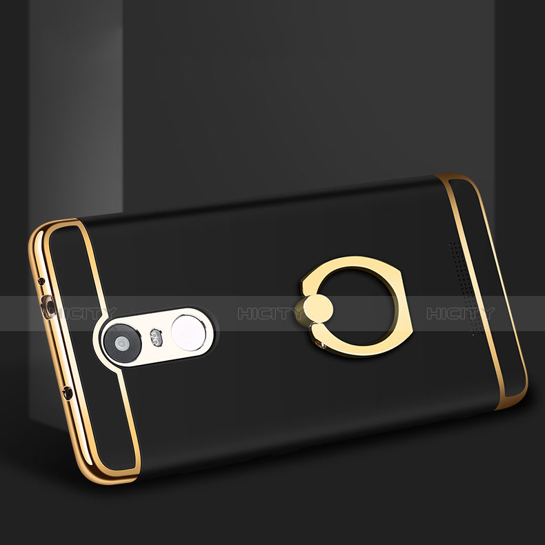 Coque Bumper Luxe Metal et Plastique Etui Housse avec Support Bague Anneau A01 pour Xiaomi Redmi Note 3 MediaTek Plus