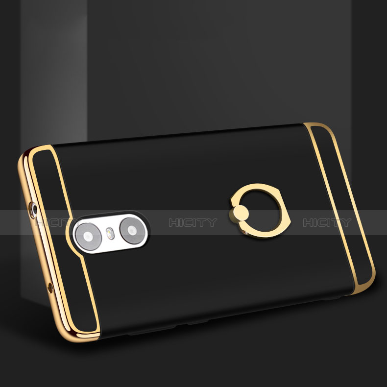 Coque Bumper Luxe Metal et Plastique Etui Housse avec Support Bague Anneau A01 pour Xiaomi Redmi Pro Plus